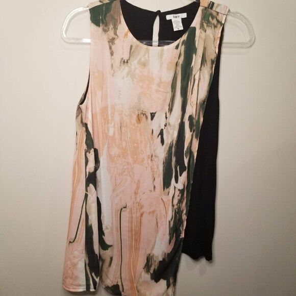 Medium Bar III white/pink/black layer tank top blouse - Picture 8 of 8